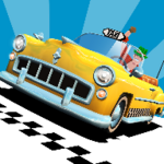 crazy taxi city rush android application logo